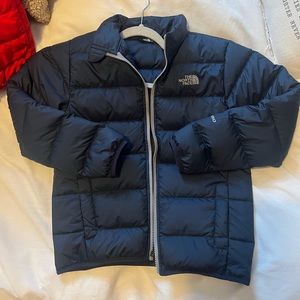 Boys M- The Northface 550 Jacket, Navy Blue